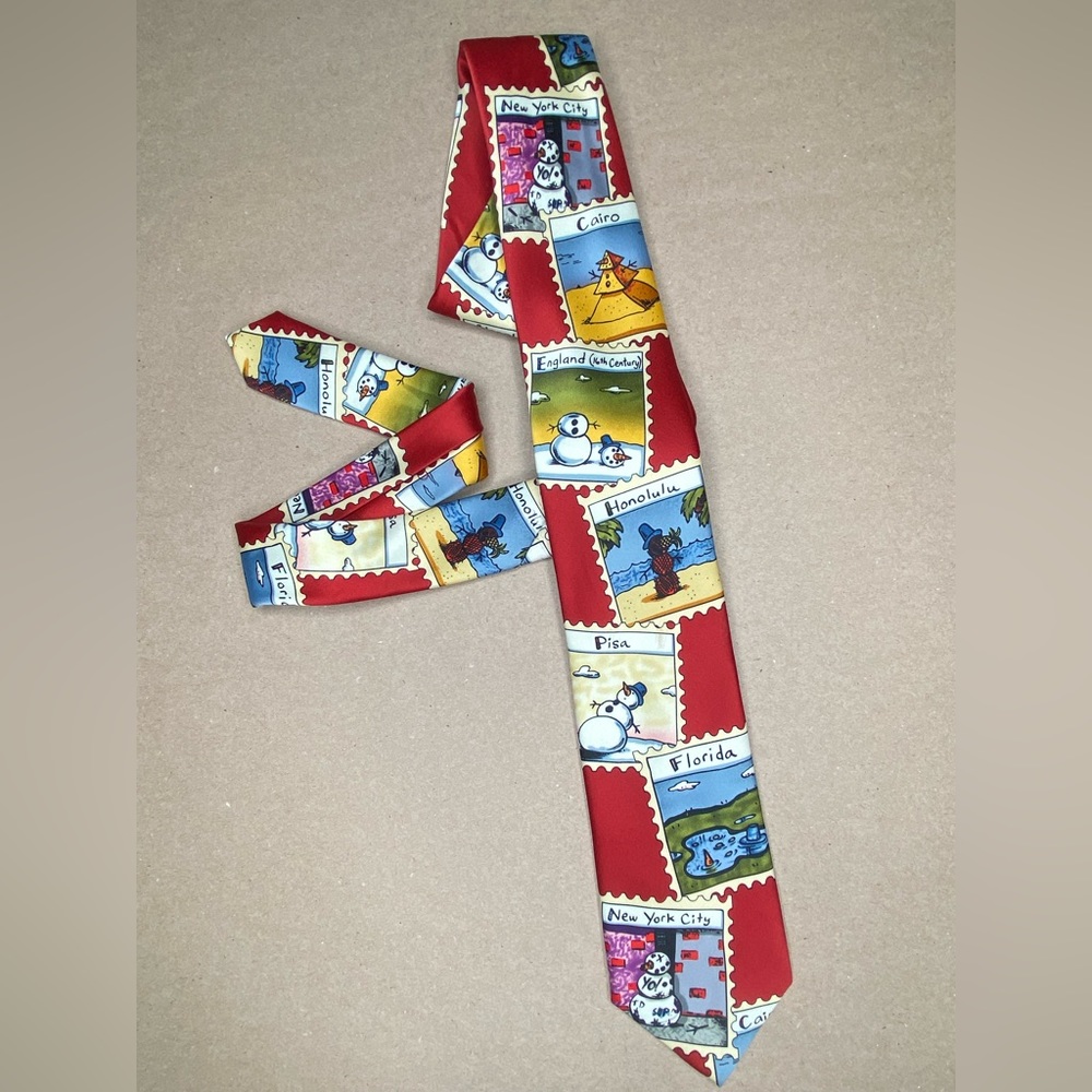 John Ashford Holiday Themed Tie